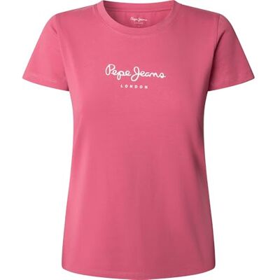 Pepe Jeans New Virginia T-shirt voor dames, Roze (Rose Ardoise), XXS XXS Pepe Jeans New Virginia T-shirt voor dames, Roze (Rose Ardoise), XXS XXS