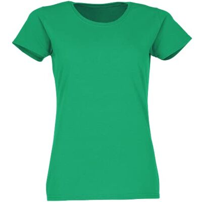 Fruit of the Loom Valueweight T-shirt voor dames, 100% katoen, vrouwelijke pasvorm, basic T-shirt met korte mouwen, perfect voor dagelijks gebruik, evenementen en textielafwerking L Fruit of the Loom Valueweight T-shirt voor dames, 100% katoen, vrouwelijke pasvorm, basic T-shirt met korte mouwen, perfect voor dagelijks gebruik, evenementen en textielafwerking L