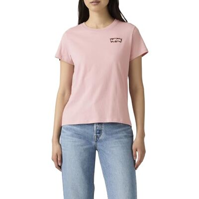 Levis The Perfect Tee T-shirt voor dames (1 stuk), Gab Rose Bw Fill Zep, S S Levis The Perfect Tee T-shirt voor dames (1 stuk), Gab Rose Bw Fill Zep, S S