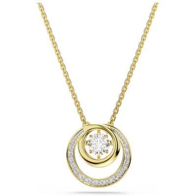 Swarovski Hyperbola Collection, ronde taille, wit, verguld Swarovski Hyperbola Collection, ronde taille, wit, verguld