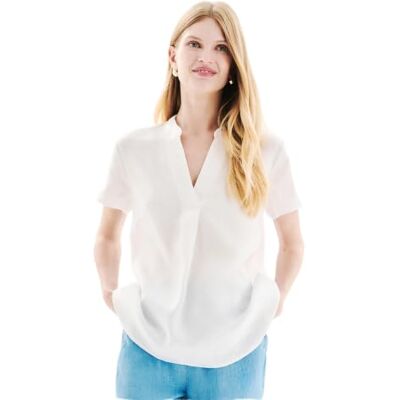 Caroll Sk067-katb Damesblouse, Wit. 42 Caroll Sk067-katb Damesblouse, Wit. 42