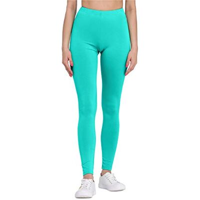 Bellivalini Dameslegging van viscose voor het hele jaar, comfortabele kleding voor dames, dagelijks gebruik of sport, BLV50-147, Munt XXL Bellivalini Dameslegging van viscose voor het hele jaar, comfortabele kleding voor dames, dagelijks gebruik of sport, BLV50-147, Munt XXL