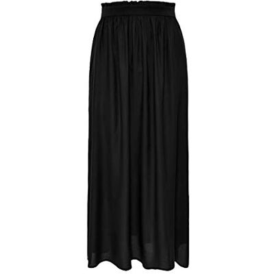 Only Onlvenedig Life Wvn Noos Lange rok voor dames, zwart. XXS Only Onlvenedig Life Wvn Noos Lange rok voor dames, zwart. XXS
