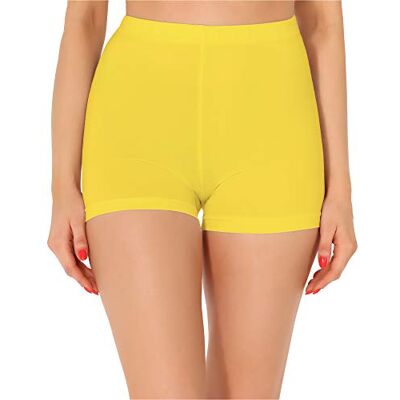 Merry Style Fietsbroek voor dames, katoen, MS10-358, Geel. S Merry Style Fietsbroek voor dames, katoen, MS10-358, Geel. S