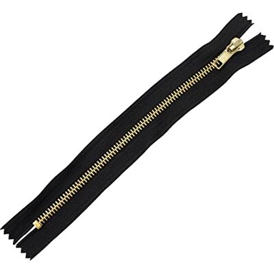 AERZETIX C61368 – 5 stuks ritssluitingen / ritssluiting niet deelbaar 20 cm van metaal – kleur zwart – schuifregelaar lederwaren, naaien, rokken, jurken, kleding, broeken, knusse tassen, vest AERZETIX C61368 – 5 stuks ritssluitingen / ritssluiting niet deelbaar 20 cm van metaal – kleur zwart – schuifregelaar lederwaren, naaien, rokken, jurken, kleding, broeken, knusse tassen, vest