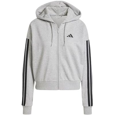Adidas Essentials 3-strepen French Terry Full Zip Hoodie Sweatshirt met capuchon voor dames (1 stuk) Adidas Essentials 3-strepen French Terry Full Zip Hoodie Sweatshirt met capuchon voor dames (1 stuk)