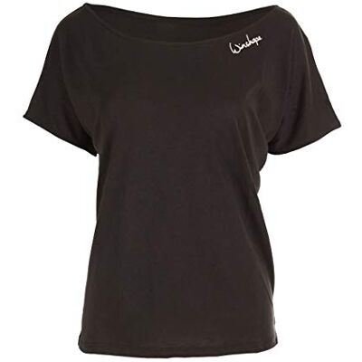 WINSHAPE MCT002 damesshirt met korte mouwen modal ultralicht T-shirt met korte mouwen, zwart. WINSHAPE MCT002 damesshirt met korte mouwen modal ultralicht T-shirt met korte mouwen, zwart.