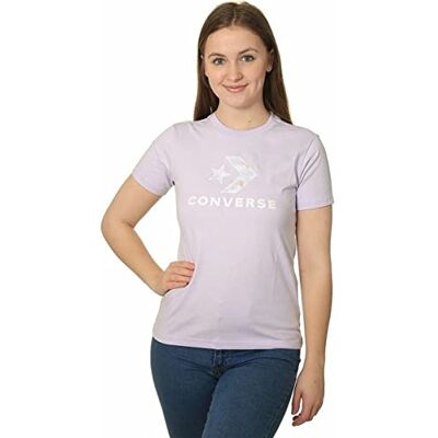 Converse Standaard T-shirt met korte mouwen voor dames Converse Standaard T-shirt met korte mouwen voor dames