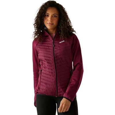 Regatta Andreson hybride jas voor dames, Rood 42 Regatta Andreson hybride jas voor dames, Rood 42