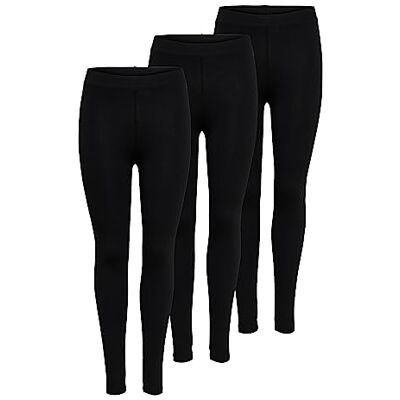 Only Dameslegging 15131588, 3 x zwart., M M Only Dameslegging 15131588, 3 x zwart., M M