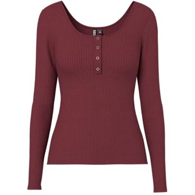 PIECES Pckitte Ls Top Noos Bc T-shirt met lange mouwen voor dames M PIECES Pckitte Ls Top Noos Bc T-shirt met lange mouwen voor dames M