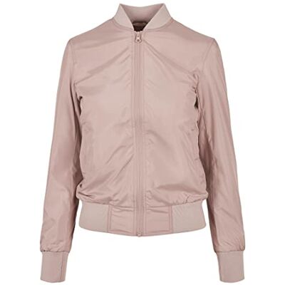 Urban Classics Dames Light Bomber Jacket dames Jas, Duskrois, XXL XXL Urban Classics Dames Light Bomber Jacket dames Jas, Duskrois, XXL XXL