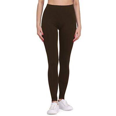 Bellivalini BLV50-147 Dameslegging, viscose, comfortabele kleding, voor dagelijks gebruik of sport, geschikt voor het hele jaar door, Bruin XL Bellivalini BLV50-147 Dameslegging, viscose, comfortabele kleding, voor dagelijks gebruik of sport, geschikt voor het hele jaar door, Bruin XL