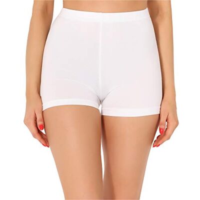 Merry Style MS10-358 Fietsbroek voor dames, katoen, Wit L Merry Style MS10-358 Fietsbroek voor dames, katoen, Wit L