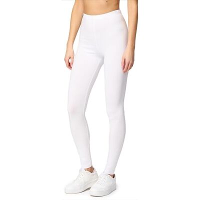 Merry Style Dames Lange Legging MS10-198, Wit, L L Merry Style Dames Lange Legging MS10-198, Wit, L L