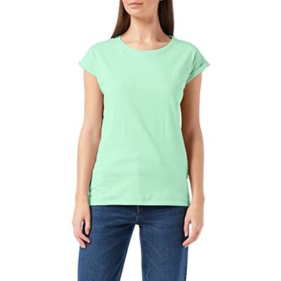 Build Your Brand Dames Extended Shoulder Tee T-shirt voor dames (1 stuk) 4XL Build Your Brand Dames Extended Shoulder Tee T-shirt voor dames (1 stuk) 4XL