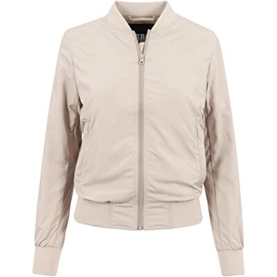Urban Classics Licht bomberjack voor dames (1 stuk), Zand XL EU Urban Classics Licht bomberjack voor dames (1 stuk), Zand XL EU