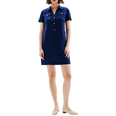 Caroll Rk000-laureb damesjurk, Blauw (Estate Blue) 40 Caroll Rk000-laureb damesjurk, Blauw (Estate Blue) 40