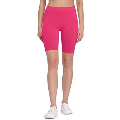 Bellivalini Korte viscose leggings voor dames BLV50-149, Roze XL Bellivalini Korte viscose leggings voor dames BLV50-149, Roze XL