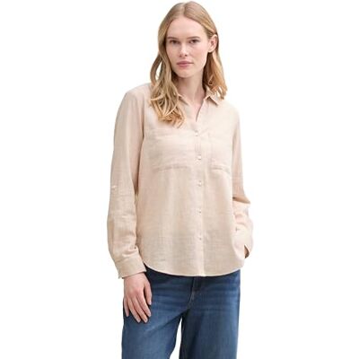 TOM TAILOR Damesblouse, 21650, zomerbeige, 38 38 TOM TAILOR Damesblouse, 21650, zomerbeige, 38 38