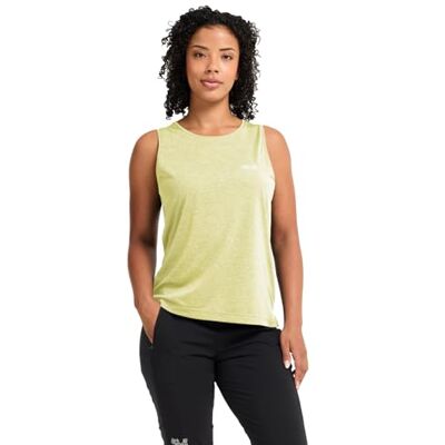 Jack Wolfskin Wildtrail Tank Top W T-shirt voor dames, Madeliefje L Jack Wolfskin Wildtrail Tank Top W T-shirt voor dames, Madeliefje L