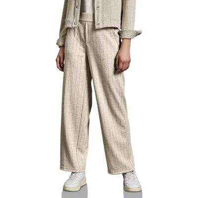 Street One A378919 Gestreepte broek met rechte pijpen voor dames Taille 36 / lengte 32 Street One A378919 Gestreepte broek met rechte pijpen voor dames Taille 36 / lengte 32