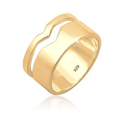 Elli 0601772318_56 trouwring voor dames met ring Elli 0601772318_56 trouwring voor dames met ring
