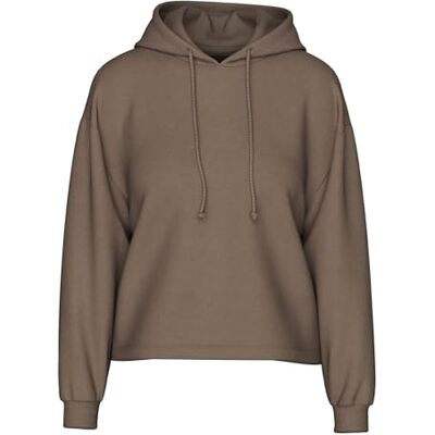 PIECES PCCHILLI LS Hoodie Noos BC Sweatshirt met capuchon voor dames, Morel L PIECES PCCHILLI LS Hoodie Noos BC Sweatshirt met capuchon voor dames, Morel L