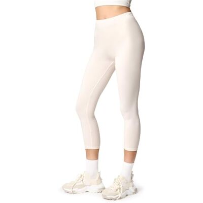 Ladeheid Dames 3/4 legging katoen LA40-132, ECRU, XL XL Ladeheid Dames 3/4 legging katoen LA40-132, ECRU, XL XL