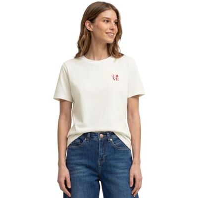 Street One 3230243 T-shirt met bedrukte details voor dames (1 stuk), gebroken wit 44 Street One 3230243 T-shirt met bedrukte details voor dames (1 stuk), gebroken wit 44