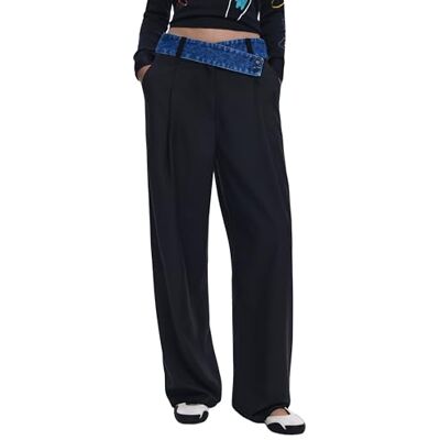 Desigual Denim broek voor dames, zwart., M M Desigual Denim broek voor dames, zwart., M M