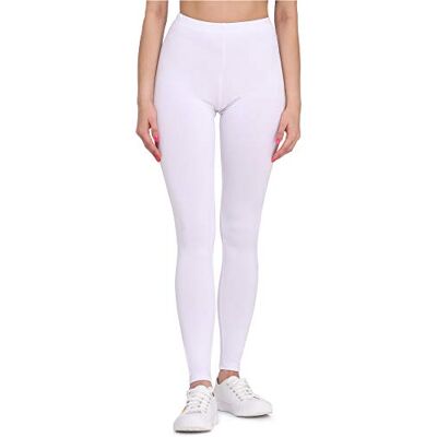 Bellivalini BLV50-147 Dameslegging, viscose, comfortabele kleding, voor dagelijks gebruik of sport, geschikt voor het hele jaar door, Wit., M M Bellivalini BLV50-147 Dameslegging, viscose, comfortabele kleding, voor dagelijks gebruik of sport, geschikt voor het hele jaar door, Wit., M M