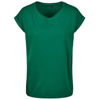 Build Your Brand Dames Extended Shoulder Tee T-shirt voor dames (1 stuk) XL Build Your Brand Dames Extended Shoulder Tee T-shirt voor dames (1 stuk) XL