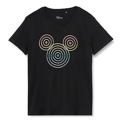 Disney Wodmickts231 T-shirt voor dames (1 stuk), zwart. XXL Disney Wodmickts231 T-shirt voor dames (1 stuk), zwart. XXL