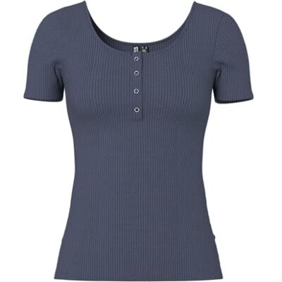 PIECES Pckitte Ss Top Noos Bc dames T-Shirt, blauw (ombre blue), S S PIECES Pckitte Ss Top Noos Bc dames T-Shirt, blauw (ombre blue), S S