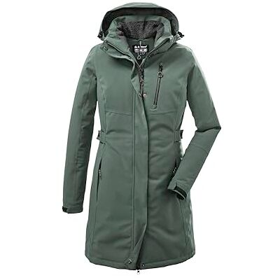 Killtec Kow 165 Wmn Prk Functionele parka met afneembare kap voor dames Killtec Kow 165 Wmn Prk Functionele parka met afneembare kap voor dames
