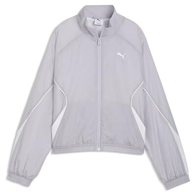 Puma Sportjack voor dames, relaxt, geweven jas met volledige ritssluiting (1 stuk) Puma Sportjack voor dames, relaxt, geweven jas met volledige ritssluiting (1 stuk)