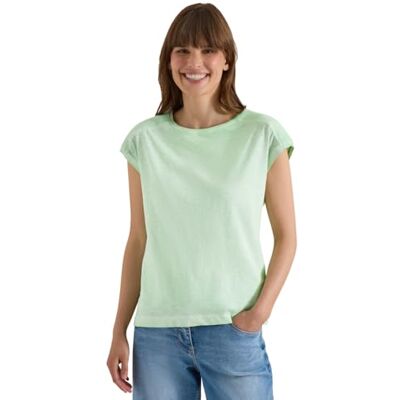 Cecil 3229926 T-shirt Garment Dye dames (1 stuk), Juicy Lime L Cecil 3229926 T-shirt Garment Dye dames (1 stuk), Juicy Lime L
