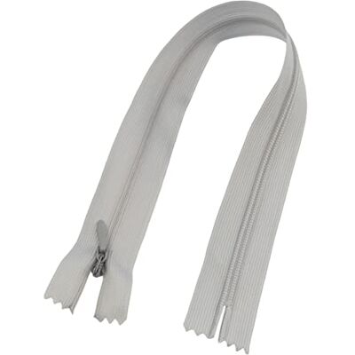 AERZETIX C60913 – 10 stuks onzichtbare ritssluitingen 30 cm niet scheidbaar – ritssluiting tap – kleur lichtgrijs – lederwaren jeans broek jurk rok naaien kleding AERZETIX C60913 – 10 stuks onzichtbare ritssluitingen 30 cm niet scheidbaar – ritssluiting tap – kleur lichtgrijs – lederwaren jeans broek jurk rok naaien kleding