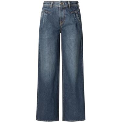 Pepe Jeans HW dames archief brede jeans, blauw (denim), 30W/32L, blauw (denim), 30W/32L Taille 30 / lengte 32 Pepe Jeans HW dames archief brede jeans, blauw (denim), 30W/32L, blauw (denim), 30W/32L Taille 30 / lengte 32