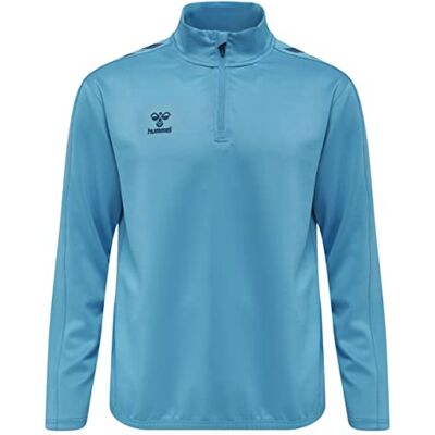 Hummel Hmlcore Xk Unisex jas met capuchon van polyester met halve ritssluiting Hummel Hmlcore Xk Unisex jas met capuchon van polyester met halve ritssluiting