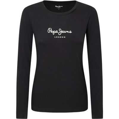 Pepe Jeans New Virginia Ls N T-shirt voor dames (1 stuk) Pepe Jeans New Virginia Ls N T-shirt voor dames (1 stuk)