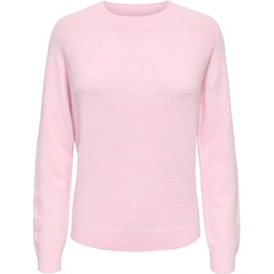 Only Onlrica Life L/S Knt Noos Sweater voor dames, Pink-a-boo, XXL XXL Only Onlrica Life L/S Knt Noos Sweater voor dames, Pink-a-boo, XXL XXL