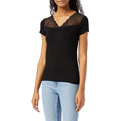 Morgan 191-DCLARY.N/NOIR Dames T-shirt, Zwart, S S Morgan 191-DCLARY.N/NOIR Dames T-shirt, Zwart, S S