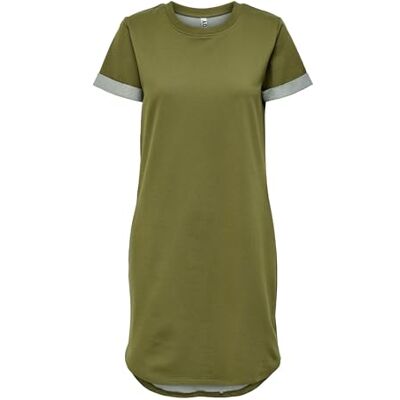 JDY ivy S/S Jurk JRS Noos Vrijetijdsjurk voor dames, Olijfgroen XS JDY ivy S/S Jurk JRS Noos Vrijetijdsjurk voor dames, Olijfgroen XS