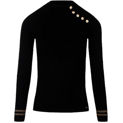 Morgan Damestrui 192-mavao.n, sweatshirt, zwart, XS EU XS Morgan Damestrui 192-mavao.n, sweatshirt, zwart, XS EU XS