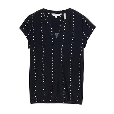 TOM TAILOR 1045238 Damesblouse, 38063 marineblauw gestippeld, 38 38 TOM TAILOR 1045238 Damesblouse, 38063 marineblauw gestippeld, 38 38
