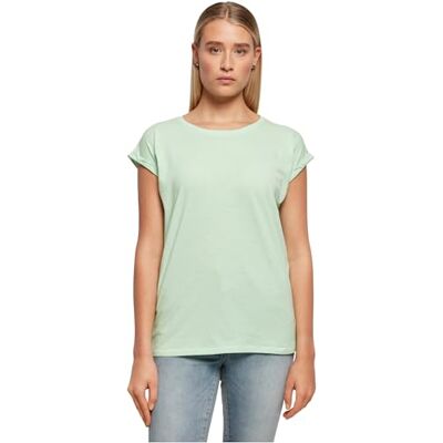 Build Your Brand Dames Extended Shoulder Tee T-shirt voor dames (1 stuk) L Build Your Brand Dames Extended Shoulder Tee T-shirt voor dames (1 stuk) L
