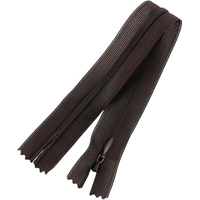 AERZETIX C60844 – 10 stuks onzichtbare ritssluitingen 25 cm niet scheidbaar – ritssluiting tap – kleur bruin – lederwaren jeans broek jurk rok naaien kleding AERZETIX C60844 – 10 stuks onzichtbare ritssluitingen 25 cm niet scheidbaar – ritssluiting tap – kleur bruin – lederwaren jeans broek jurk rok naaien kleding