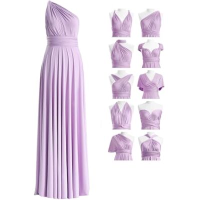 72styles Infinity bruidsmeisjesjurk voor dames, converteerbare jurk, lang, grote maat, multifunctionele jurk, avond, bruiloft Eén maat 72styles Infinity bruidsmeisjesjurk voor dames, converteerbare jurk, lang, grote maat, multifunctionele jurk, avond, bruiloft Eén maat